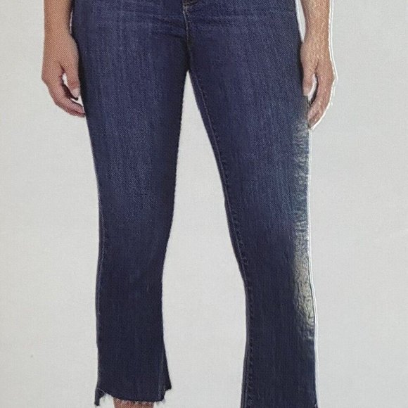 NEW Seven 7 Size 14 Step Hem Fashion Jean Slim Thru Hip & Thigh Stretch - Picture 2 of 2